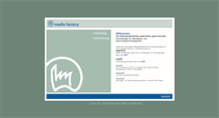 Desktop Screenshot of mediafactory.de